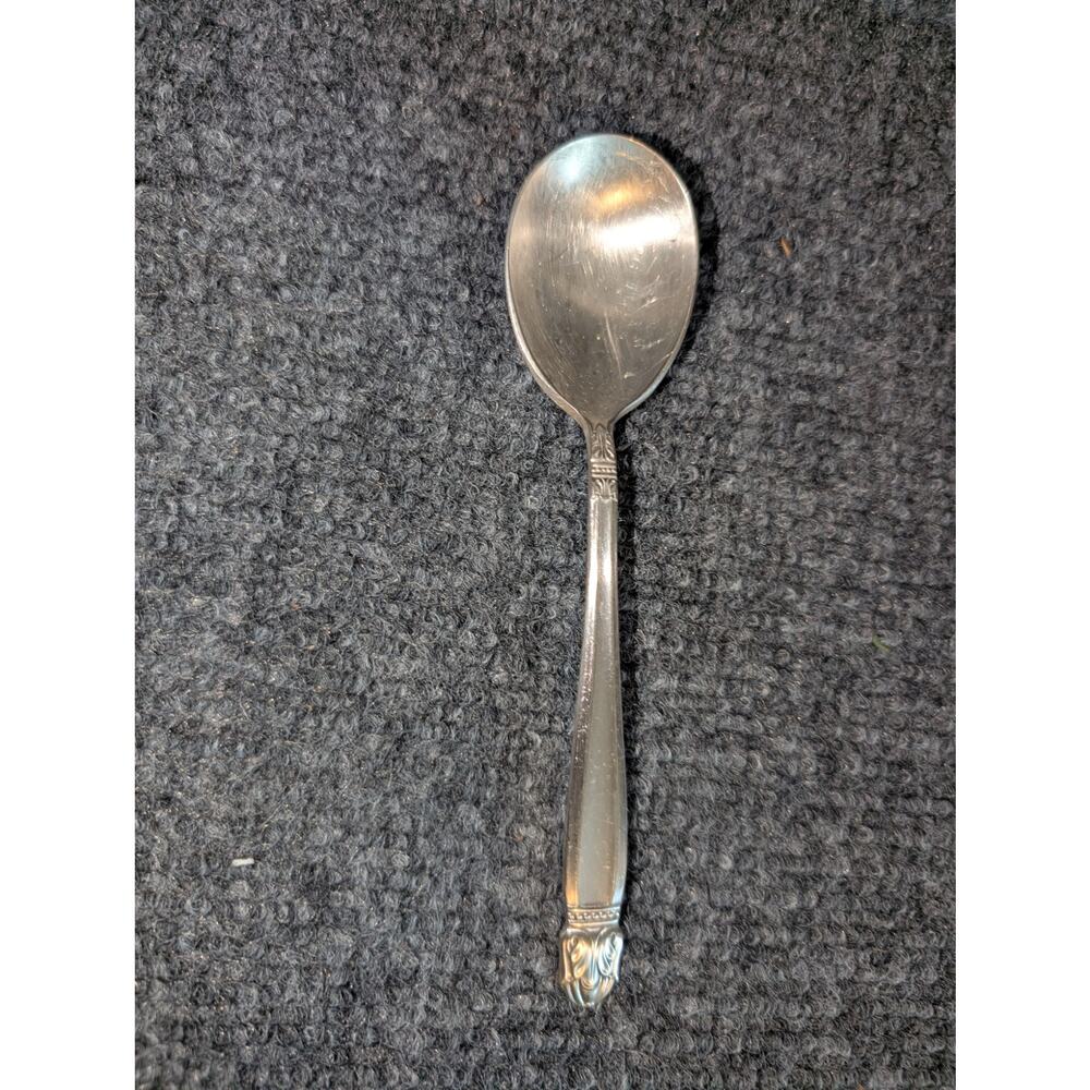 VTG Holmes & Edwards Danish Princess Pattern Inlaid IS Single Sugar Spoon